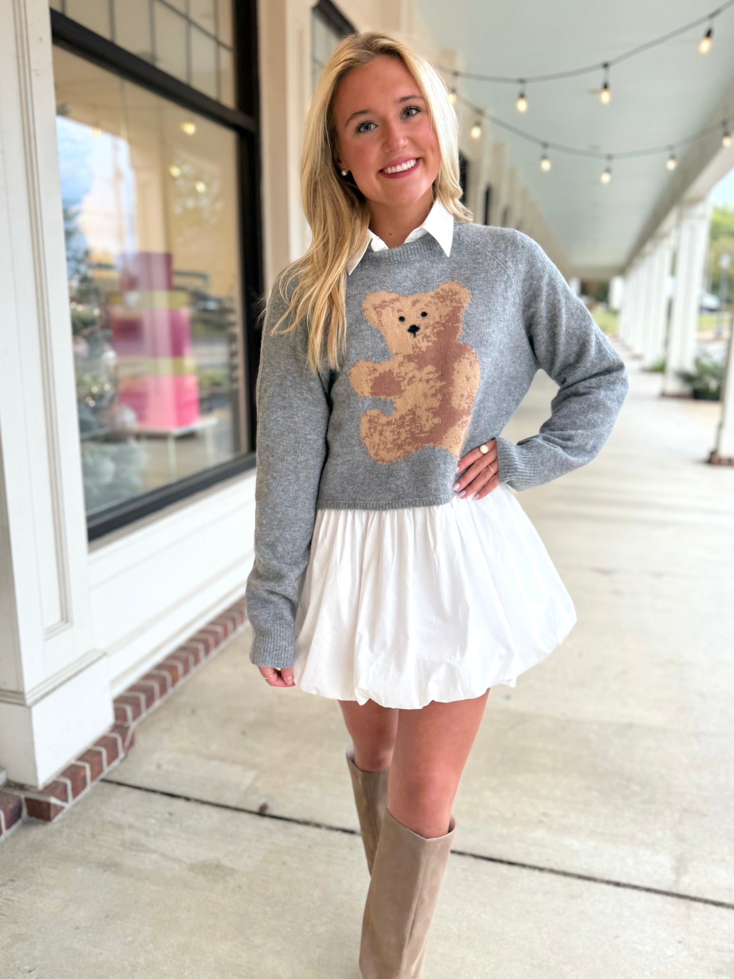 Grey Bear Sweater