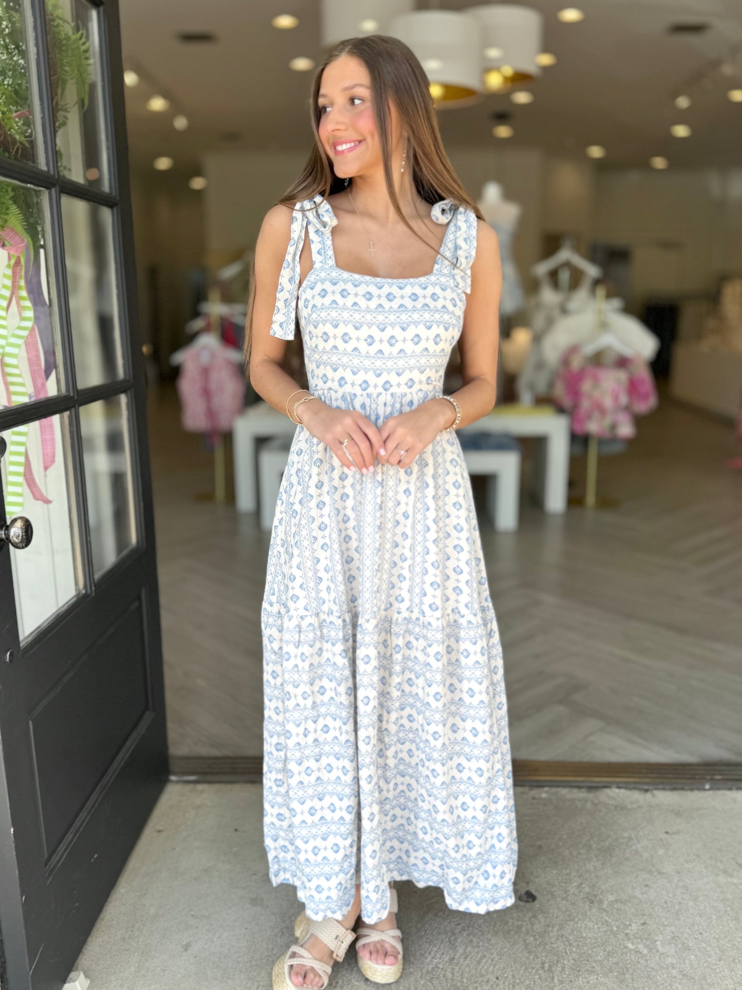 Blue Timeless Elegance Maxi