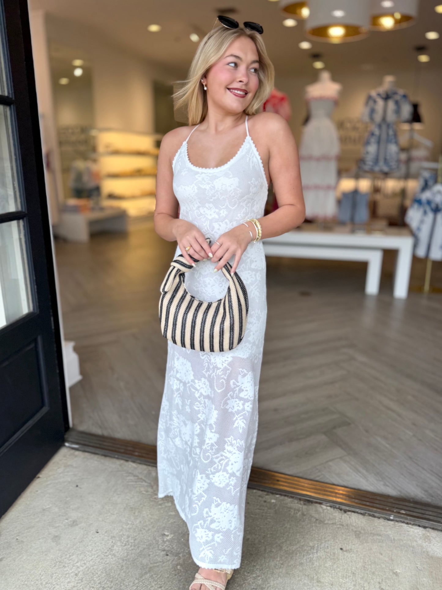 White Rose Net Maxi