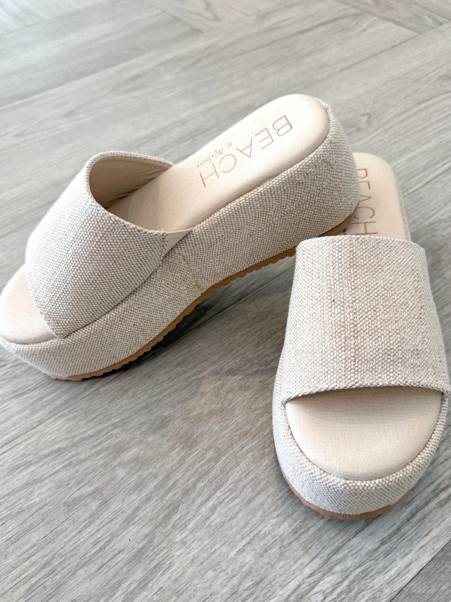 Silver Speckle Sandal