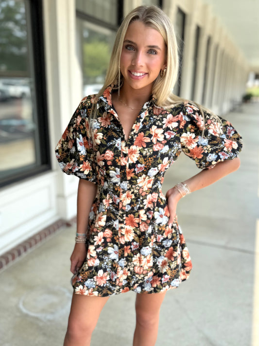 Autumn Flower Bubble Mini