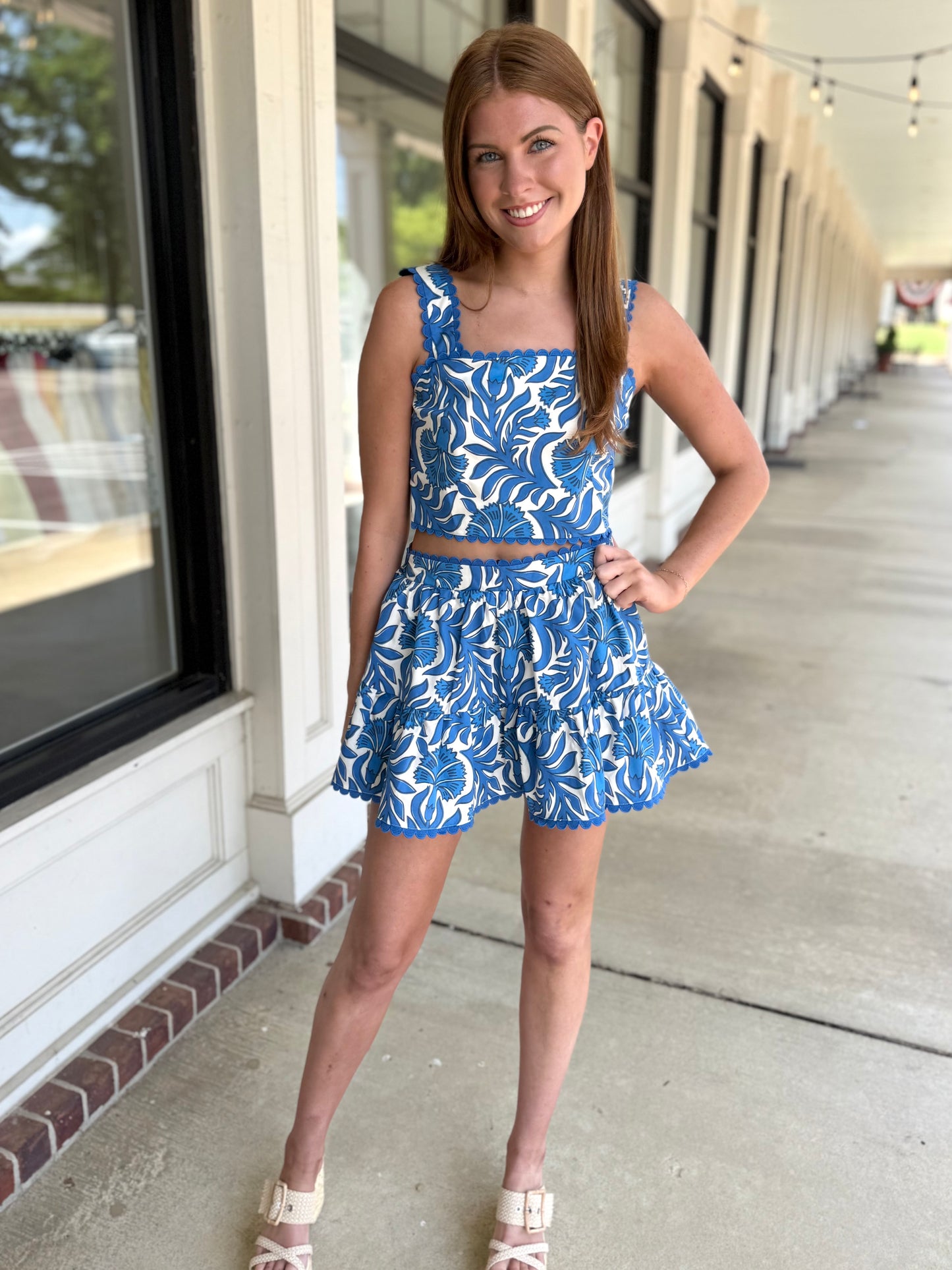 Seaside Scalloped Skirt