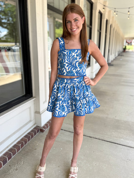 Seaside Scalloped Skirt