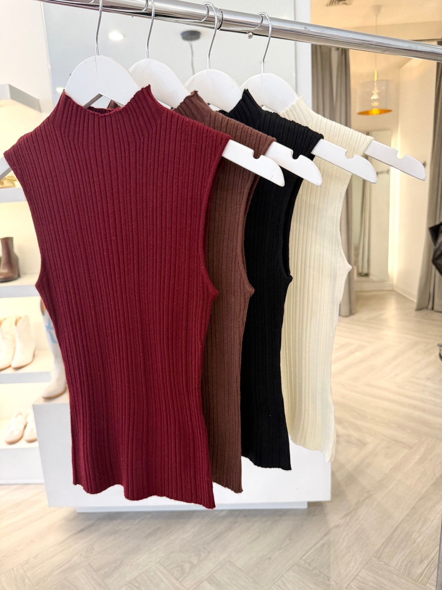 Mock Neck Knit