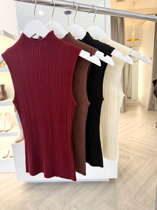 Mock Neck Knit