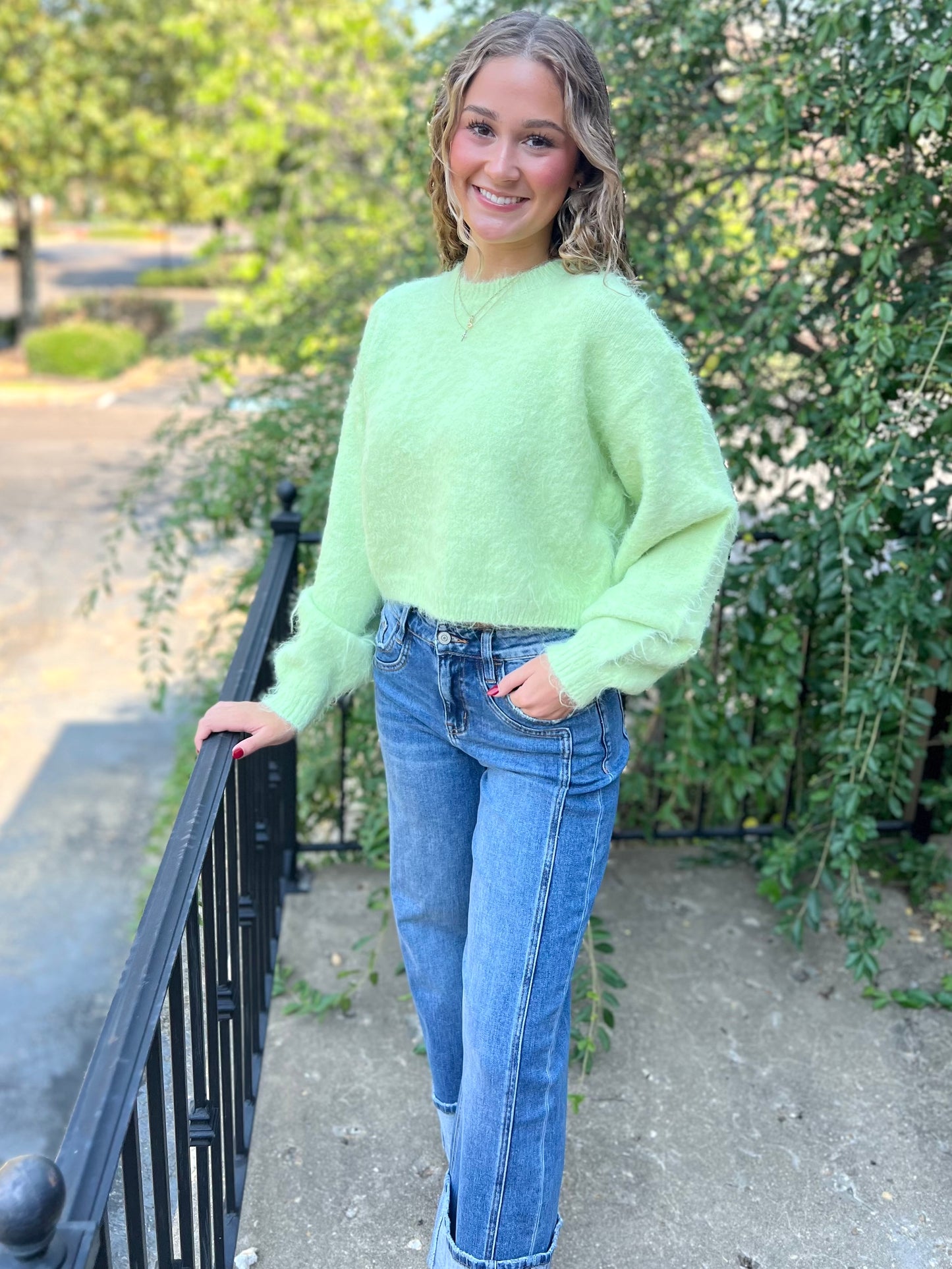 Light Green Sweater