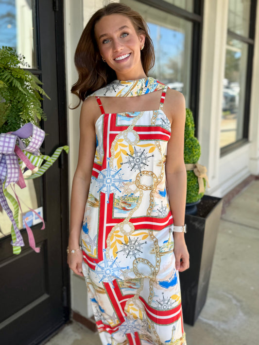 Atlantic Breeze Scarf Midi