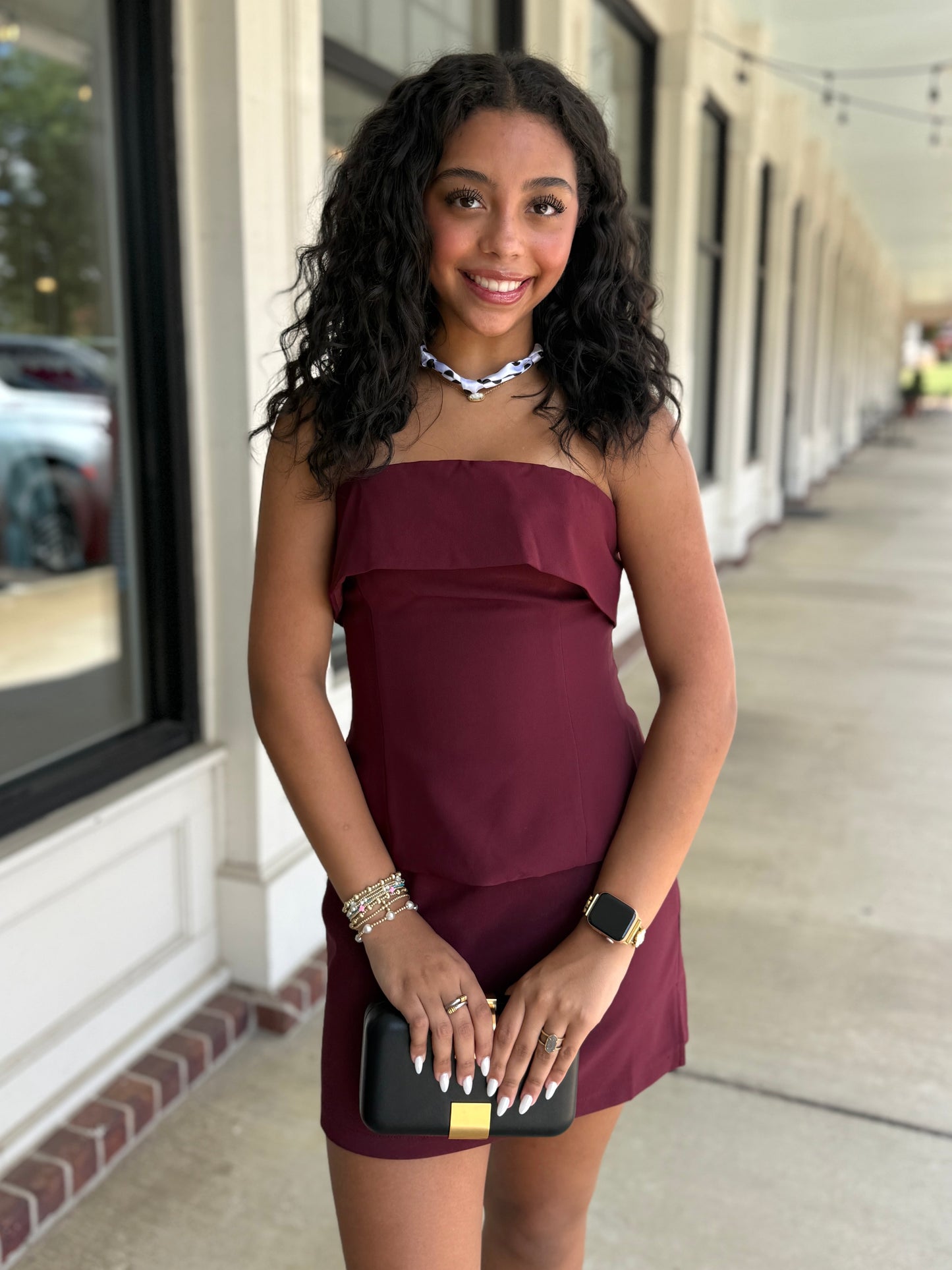 Crepe Mini Skort