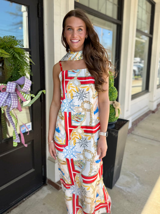 Atlantic Breeze Scarf Midi