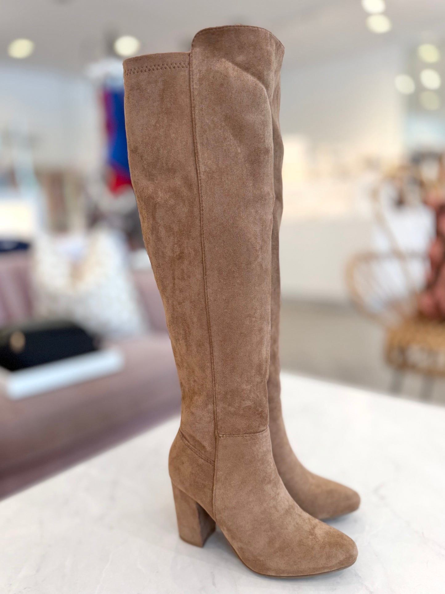 Kyla Knee High Suede Boot (3 colors)