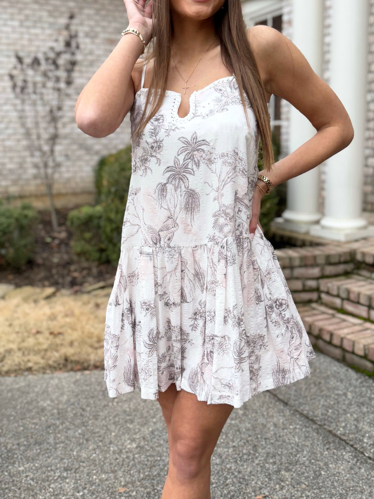 Blush Safari Puzzle Dress