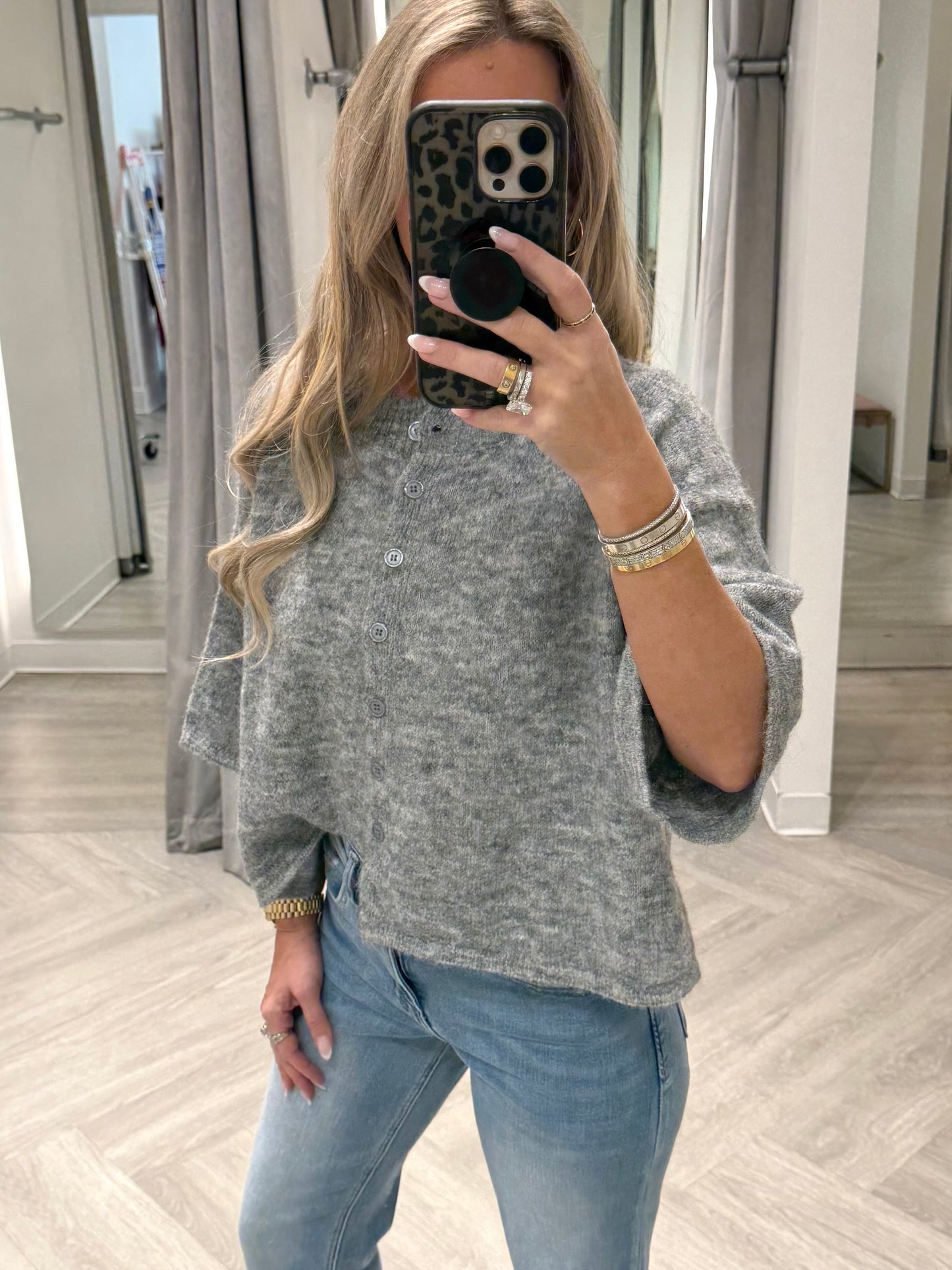 Cropped Boxy Soft Cardigan (3 colors)