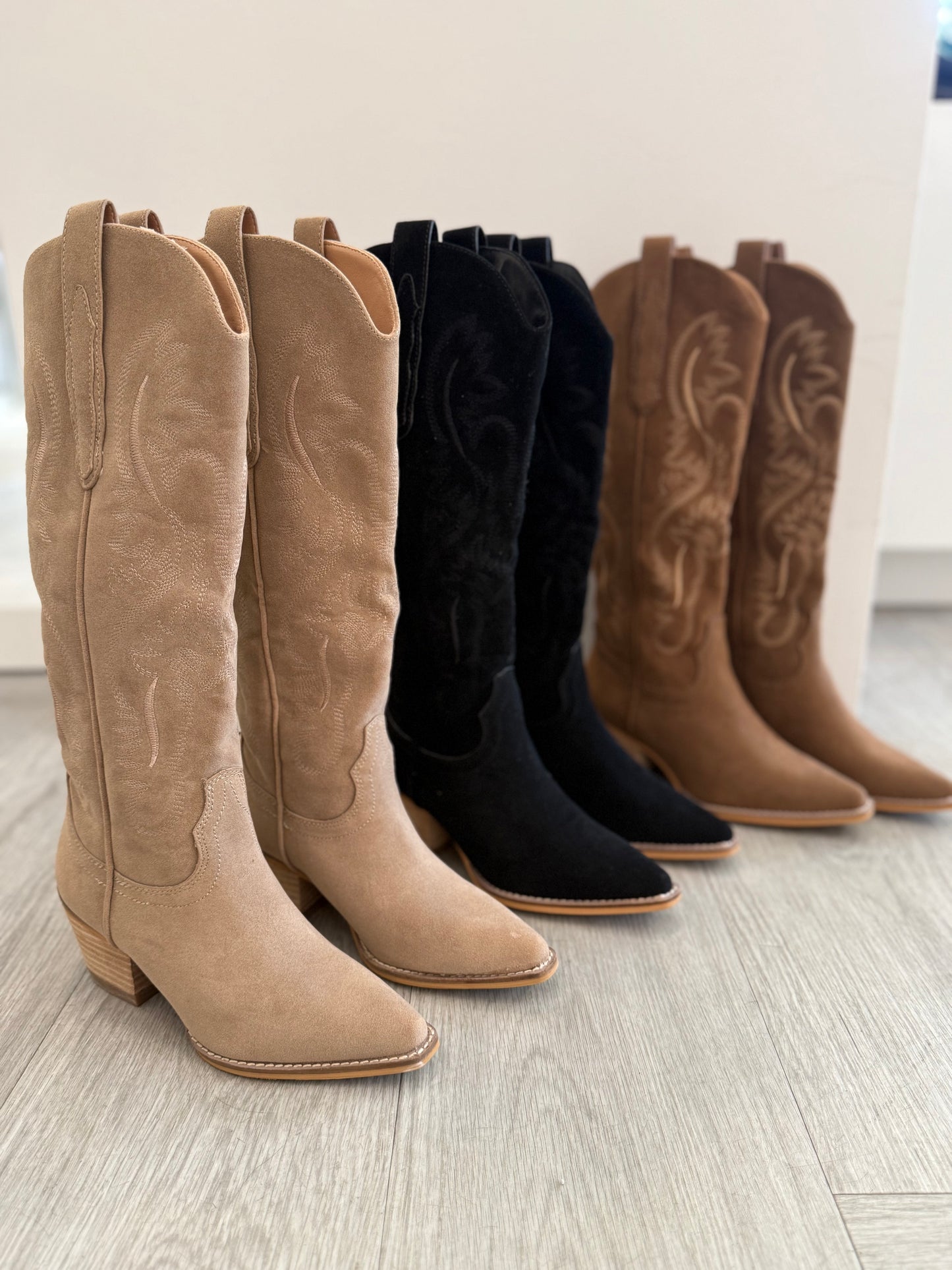 Hanan Tall Cowgirl Boot (5 colors)