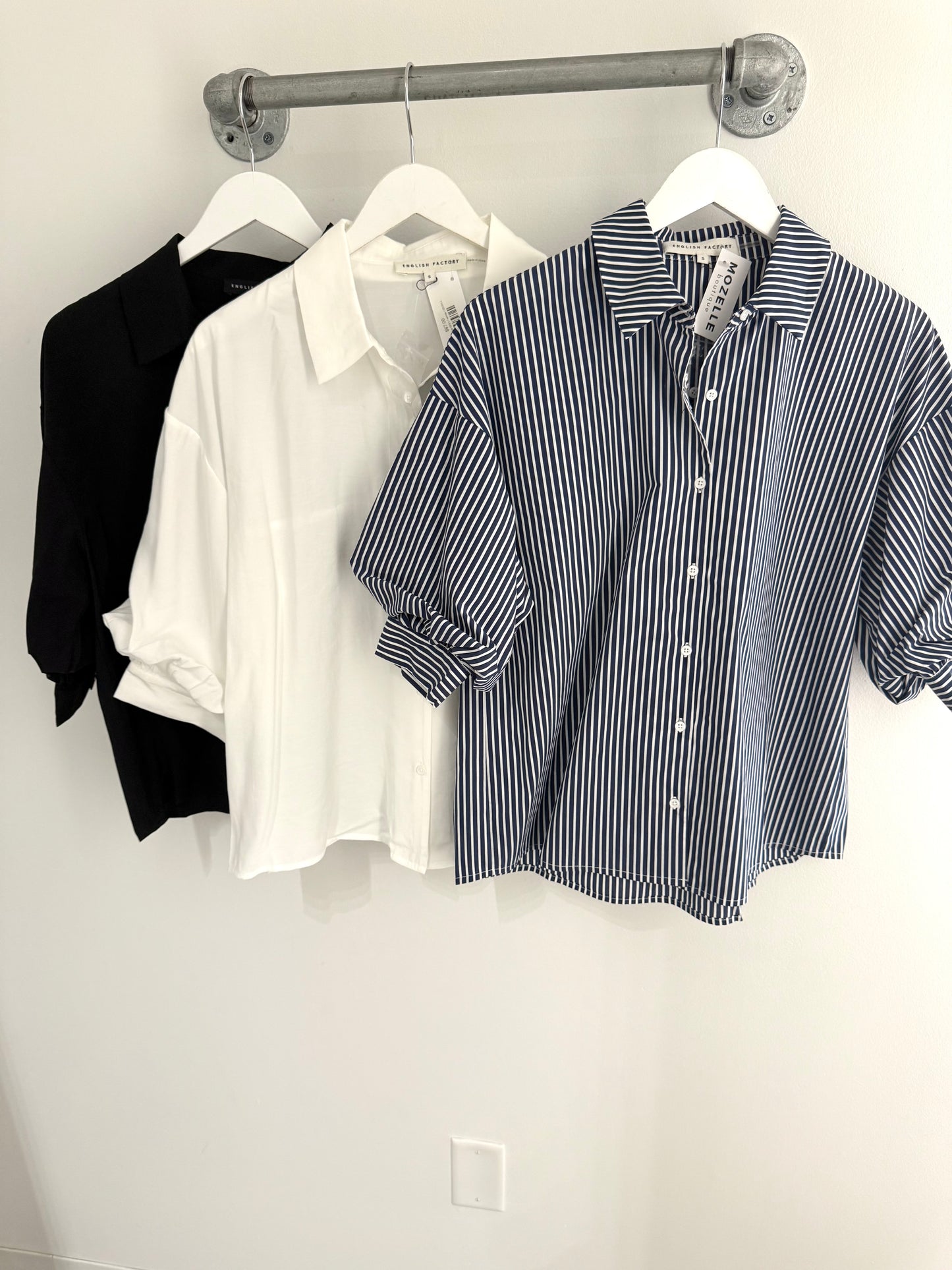 Ballon Sleeve Shirt (2 colors)