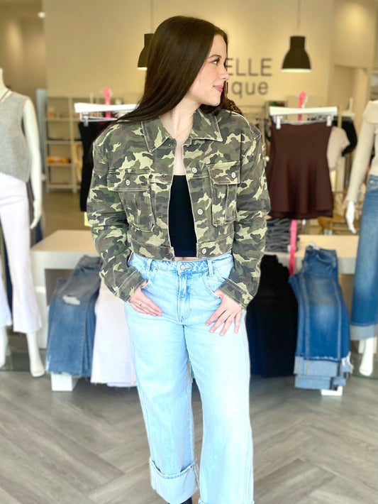 Camouflage Cargo Jacket