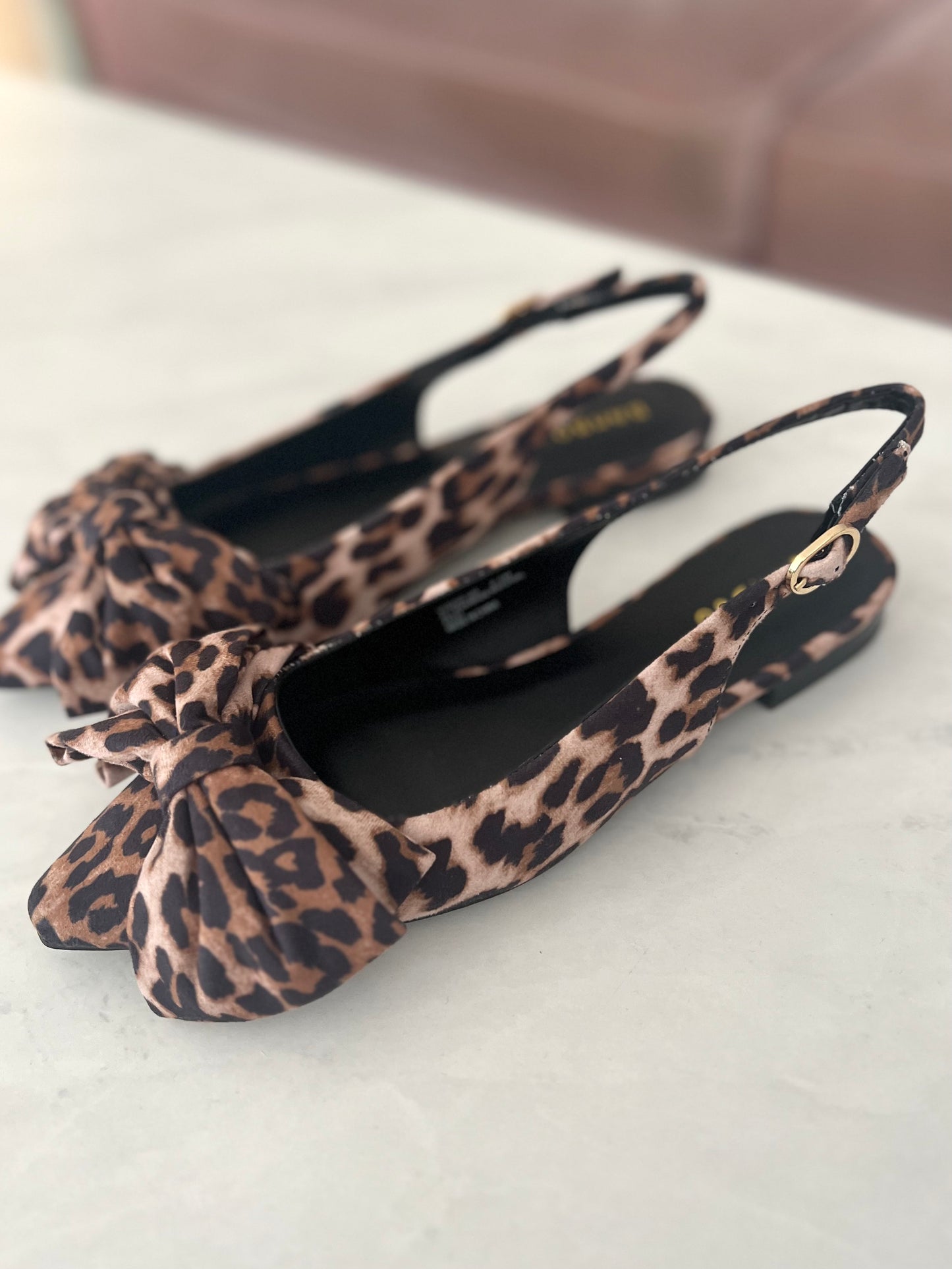 Leopard Print Flats