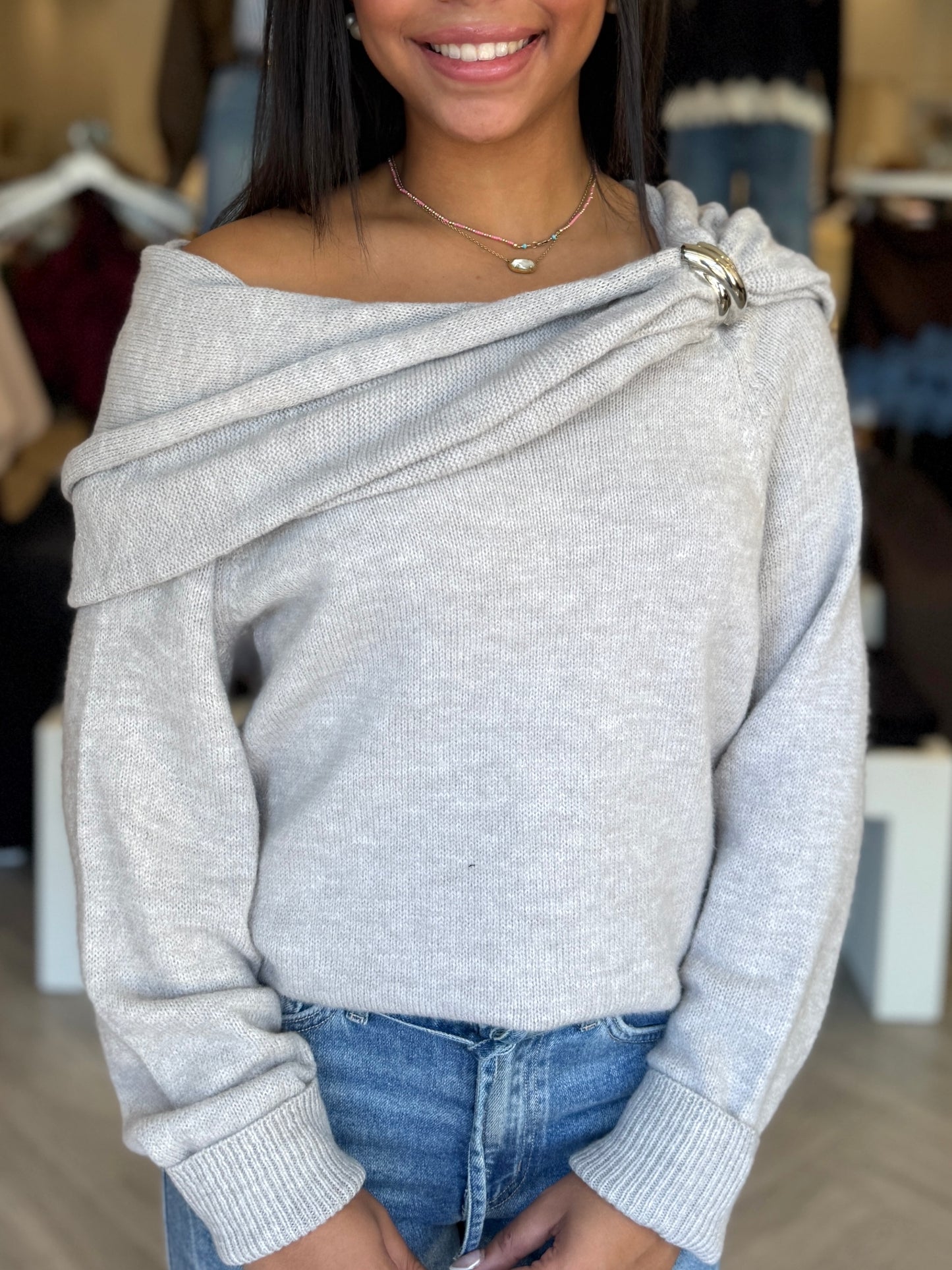 O/S Hardware Sweater (2 colors)