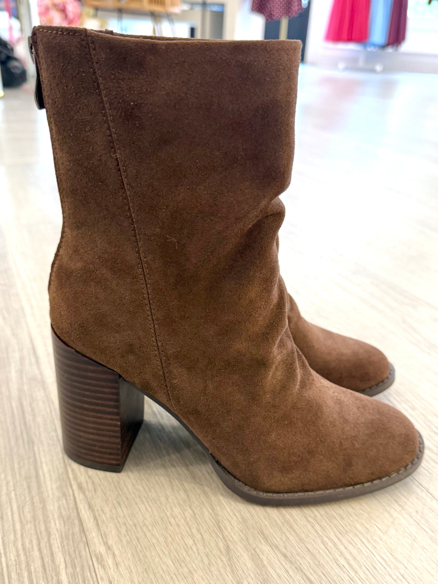 Maxine Suede Heel Bootie (2 colors)