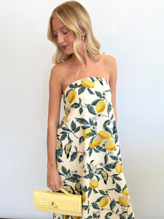 Lemon Garden Tube Midi