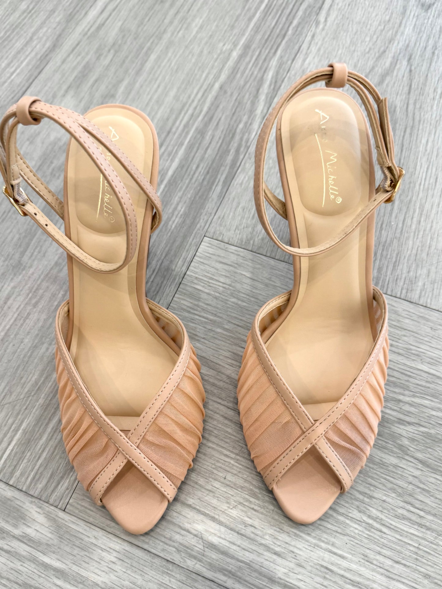 Nude Peep Toe Stiletto