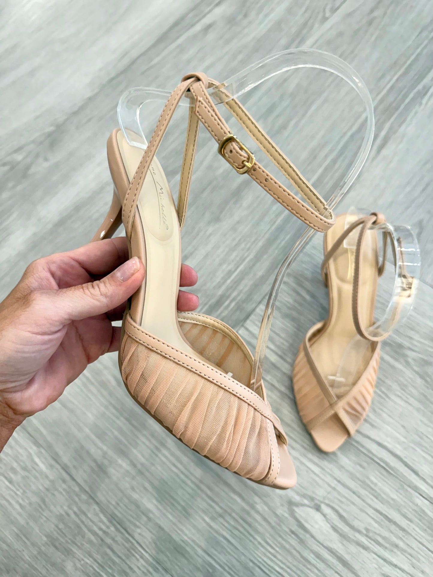 Nude Peep Toe Stiletto