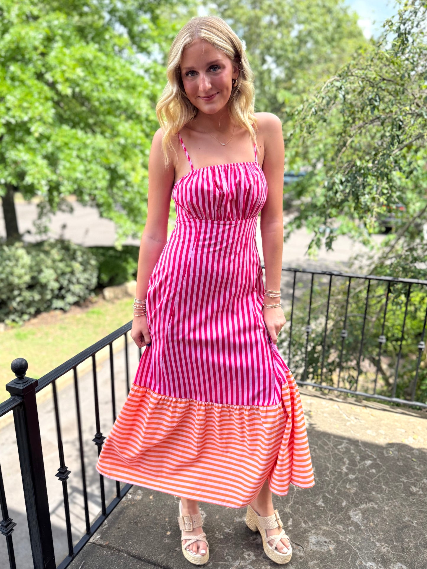 Sunset Stripe Maxi