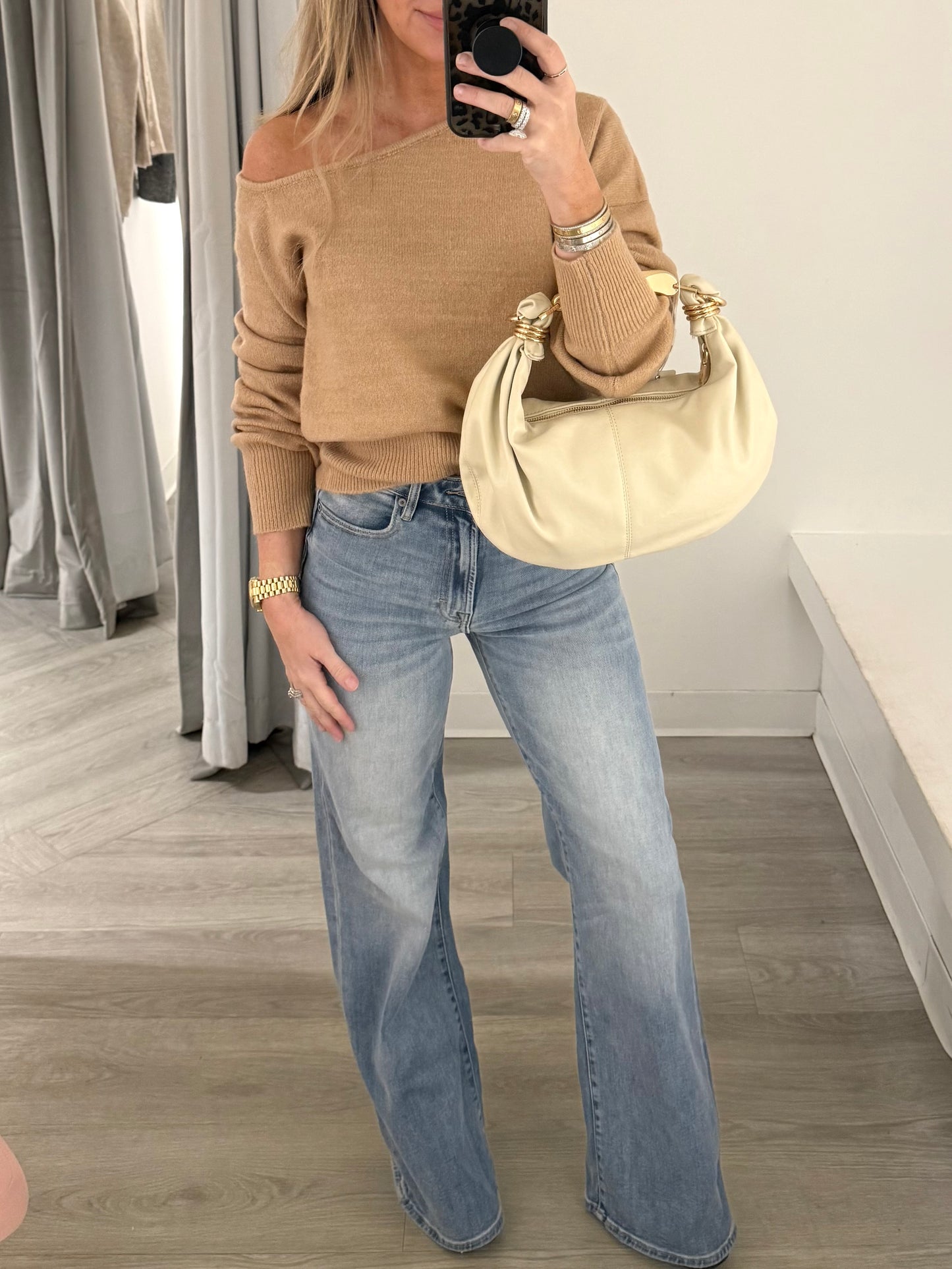Cold Shoulder Sweater