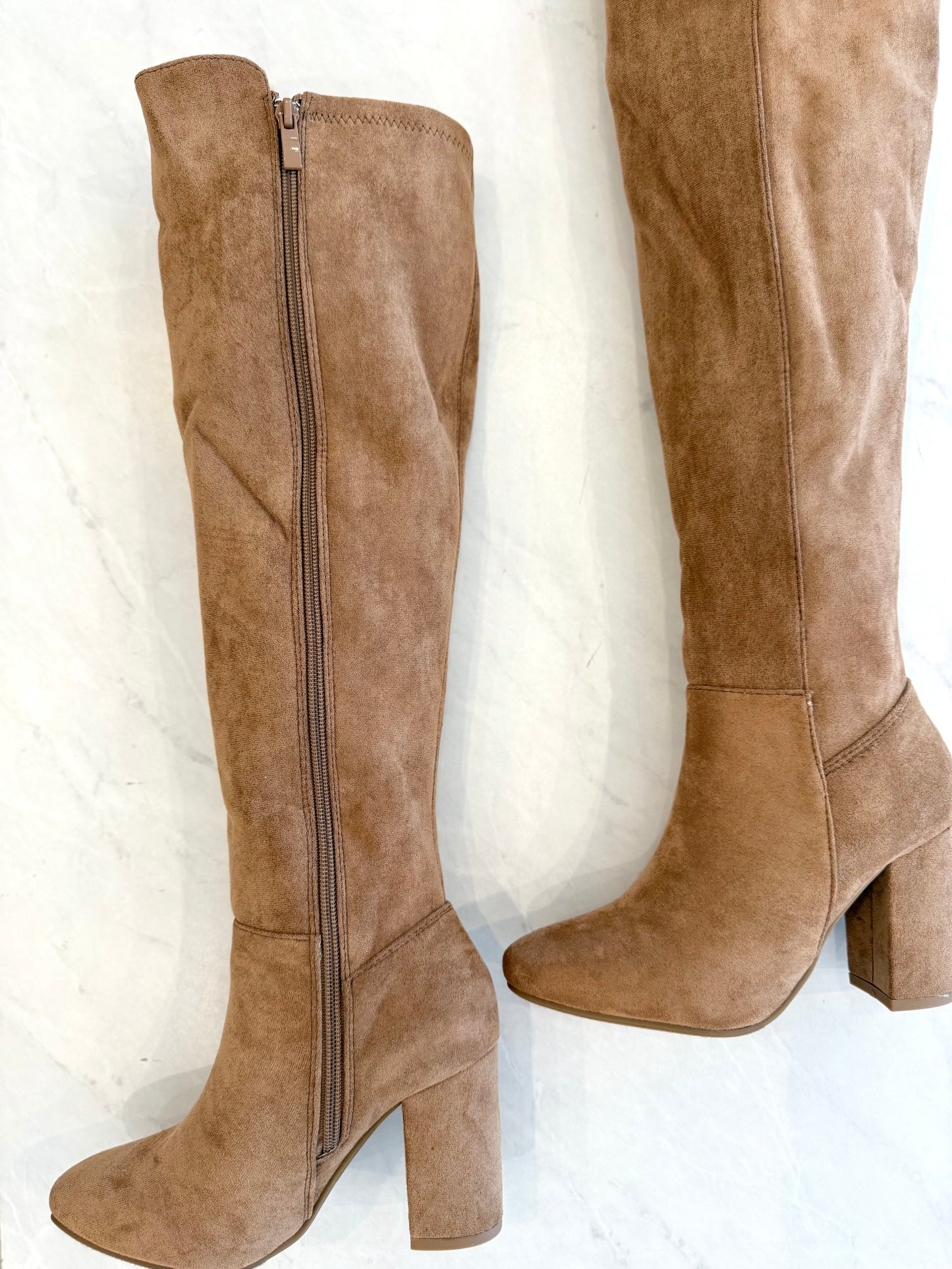 Kyla Knee High Suede Boot (3 colors)