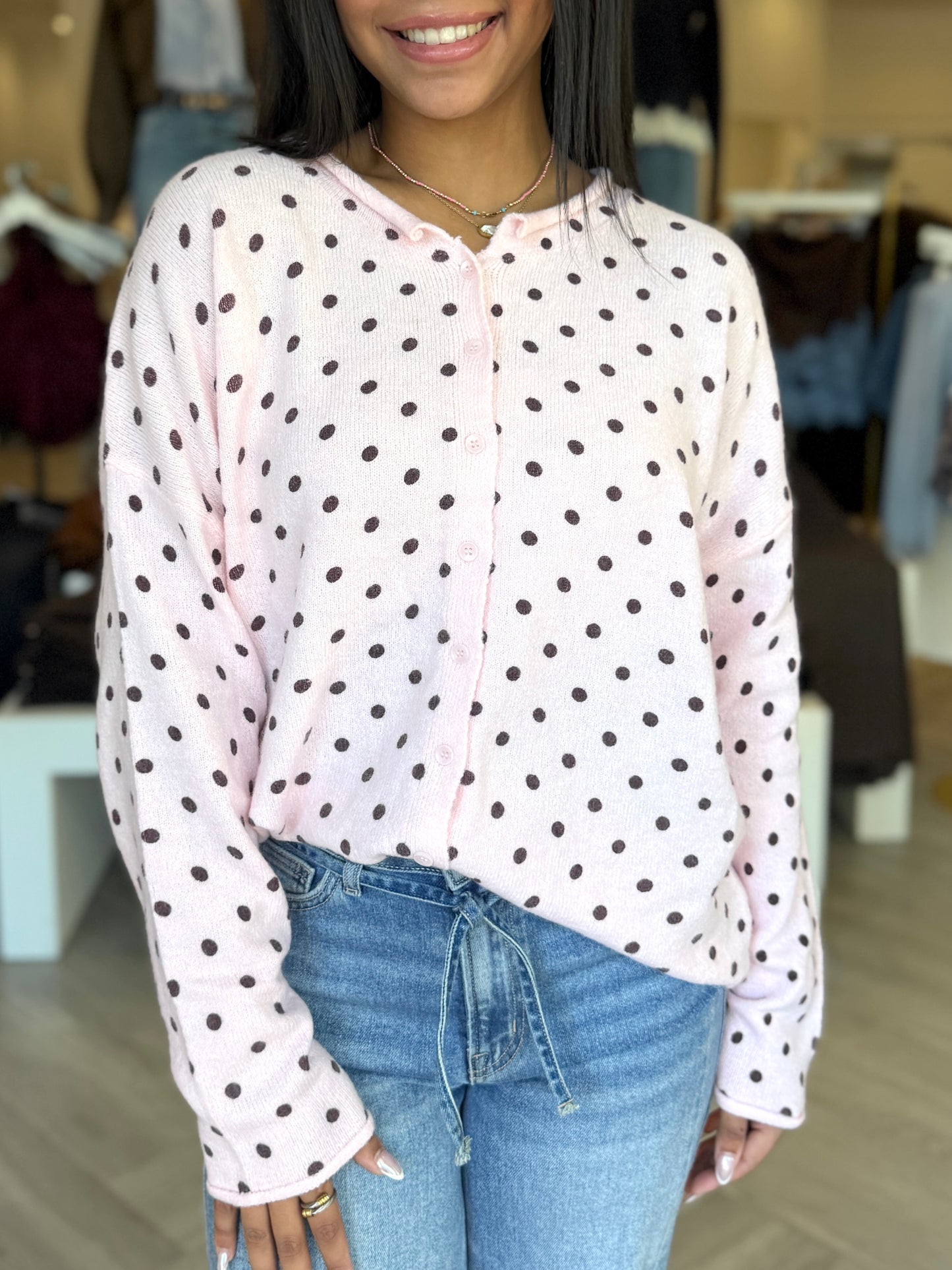 Polka Dot Cardigan (2 colors)