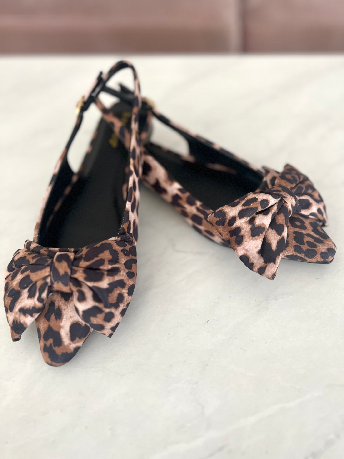 Leopard Print Flats