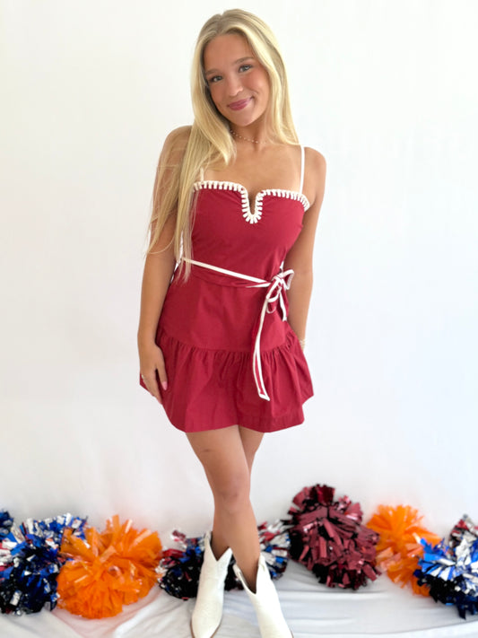 Binded Braided Detail Dress (3 colors)
