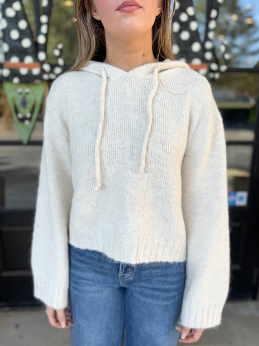 Ivory Hoodie Sweater