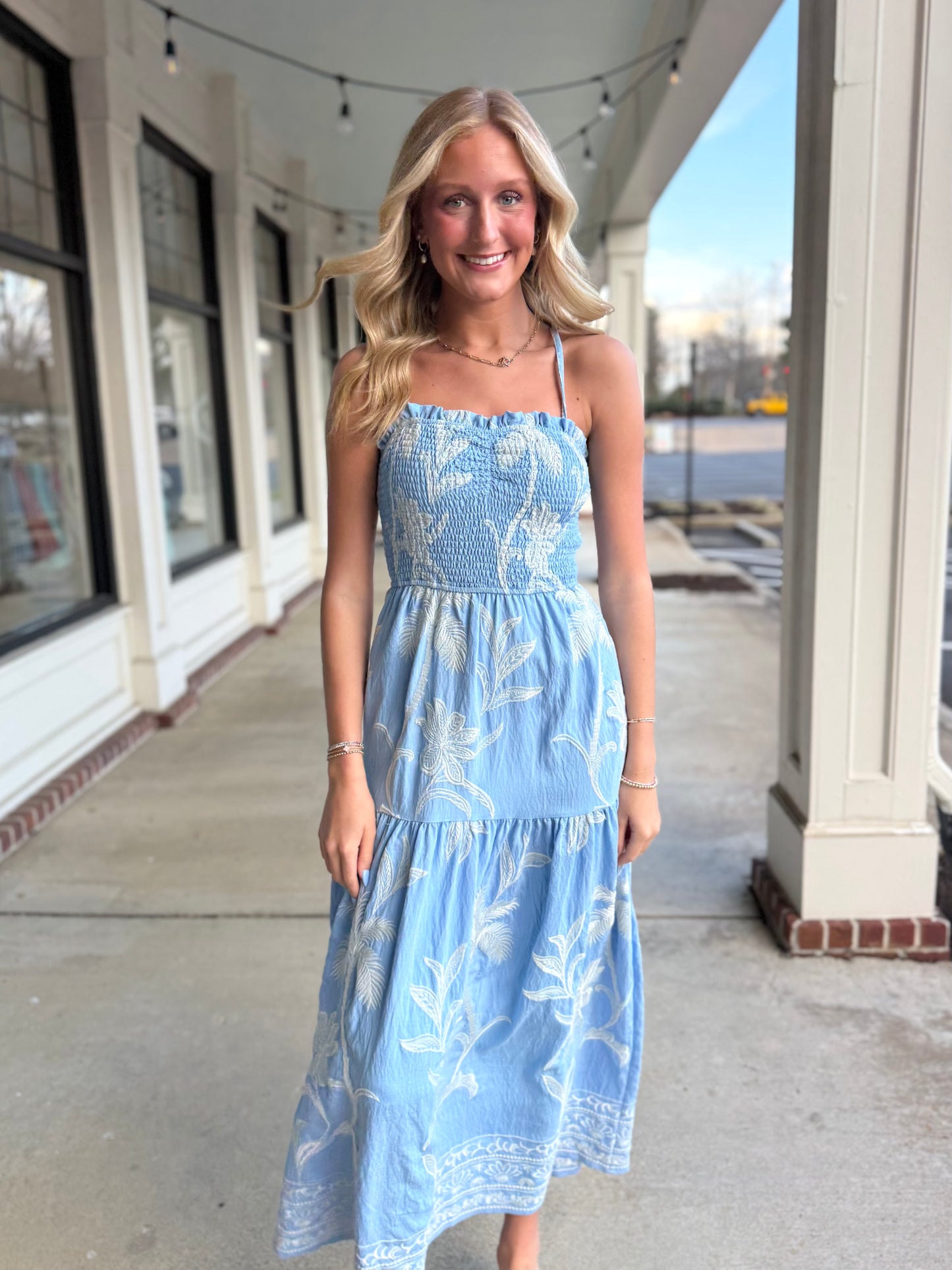 Cornflower Maxi Dress