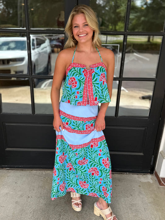 Cabana Coast Maxi Skirt