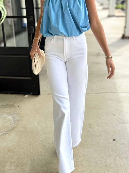 White Palazzo Jean