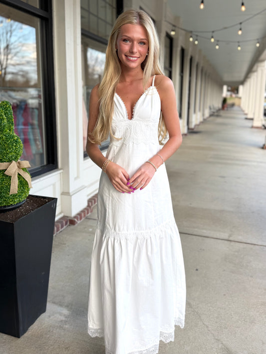 White Bridal Maxi