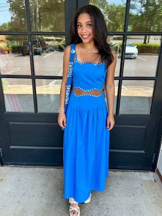 Memphis Metallic Crop Top