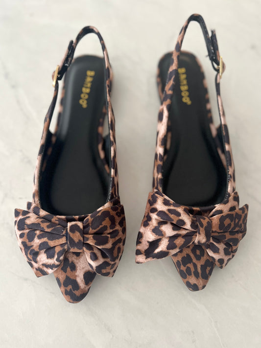 Leopard Print Flats