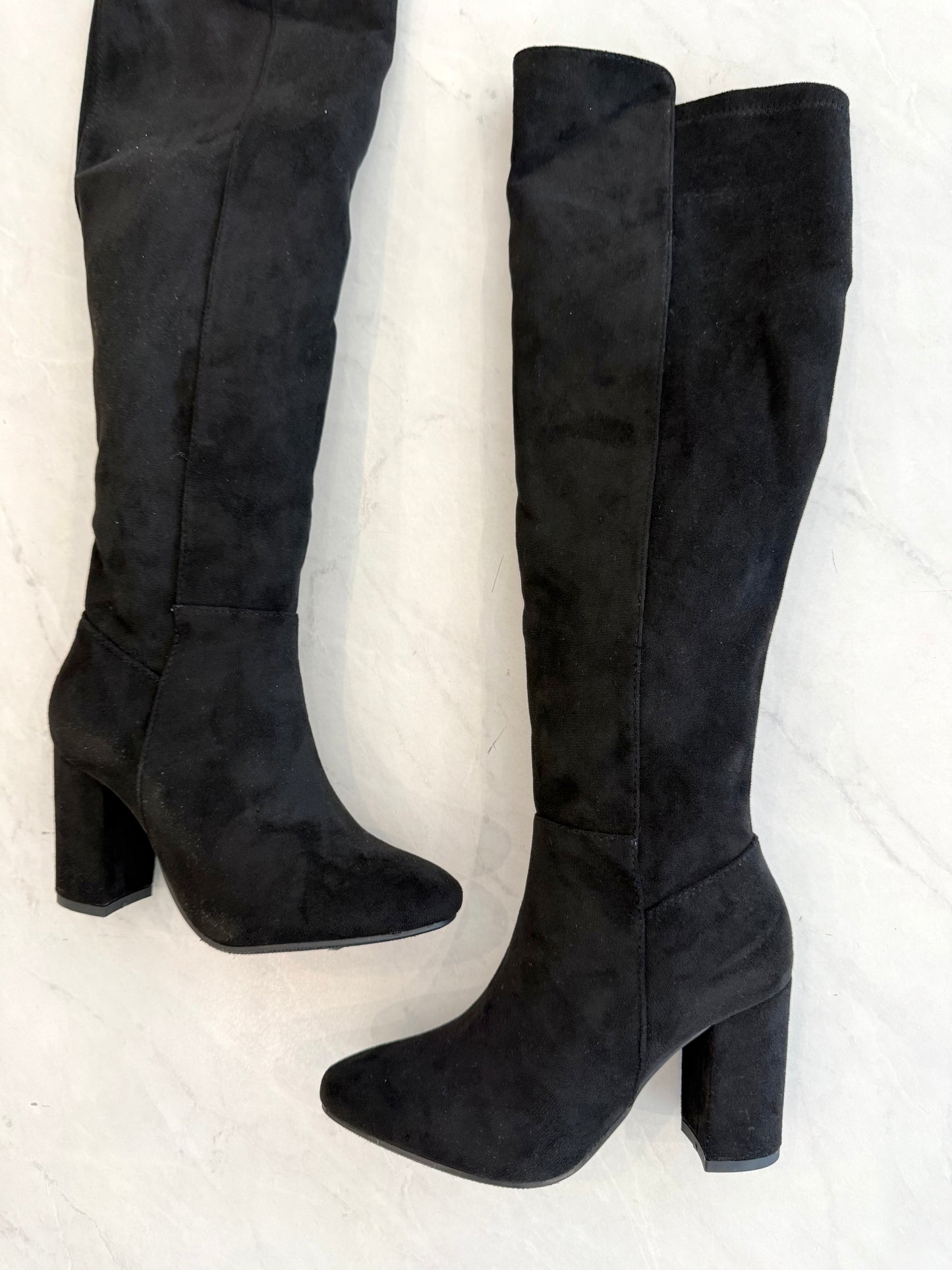 Kyla Knee High Suede Boot (3 colors)