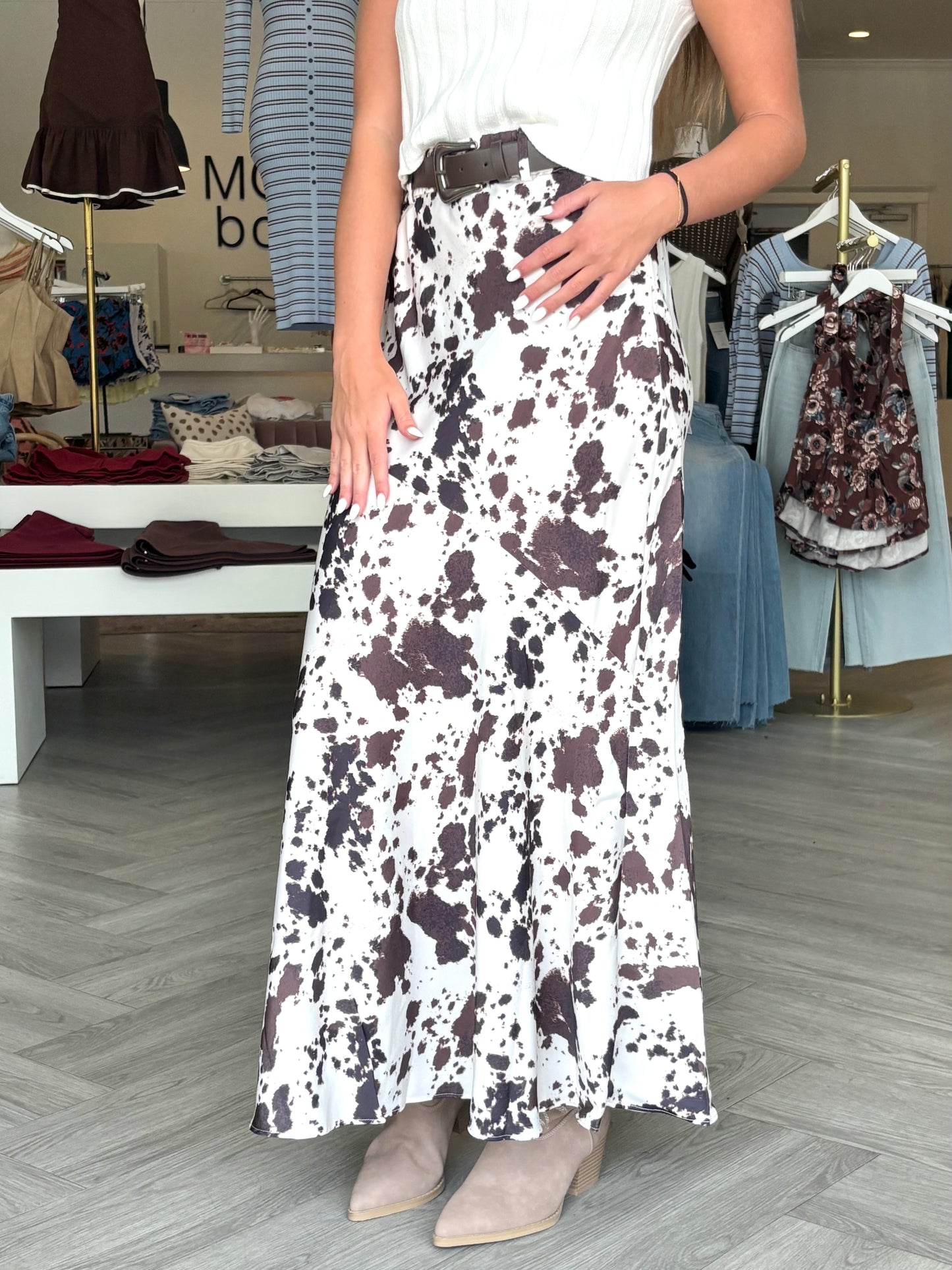 Rodeo Belted Maxi Skirt