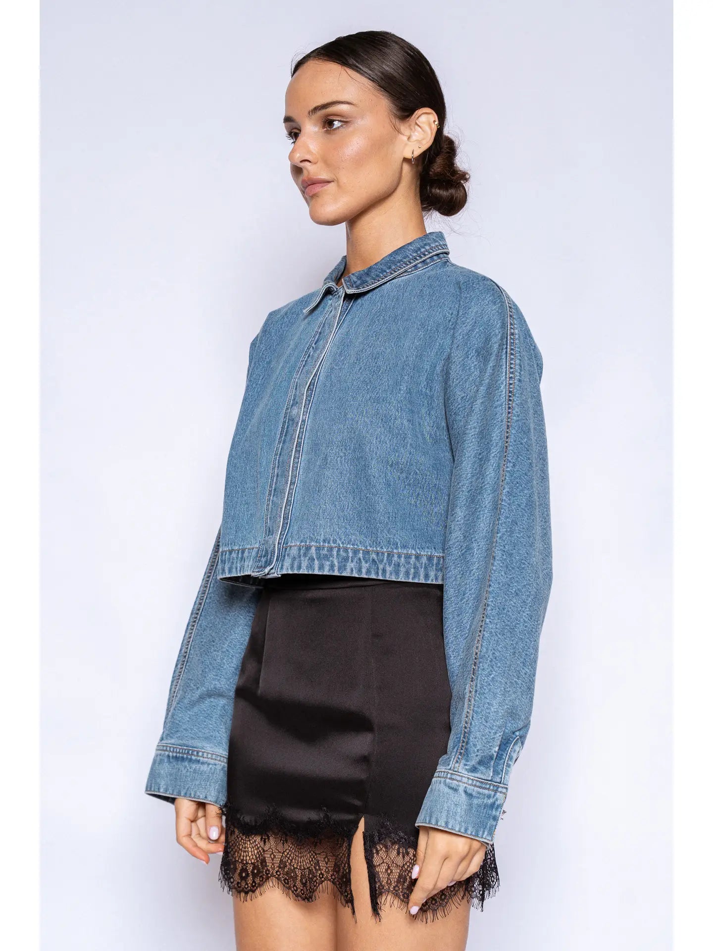 Loose Sleeved Denim Jacket