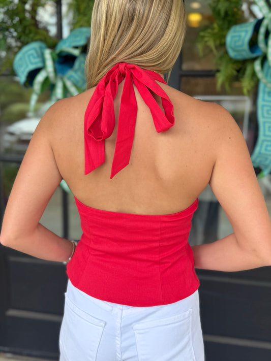 Twist Halter Top (2 colors)