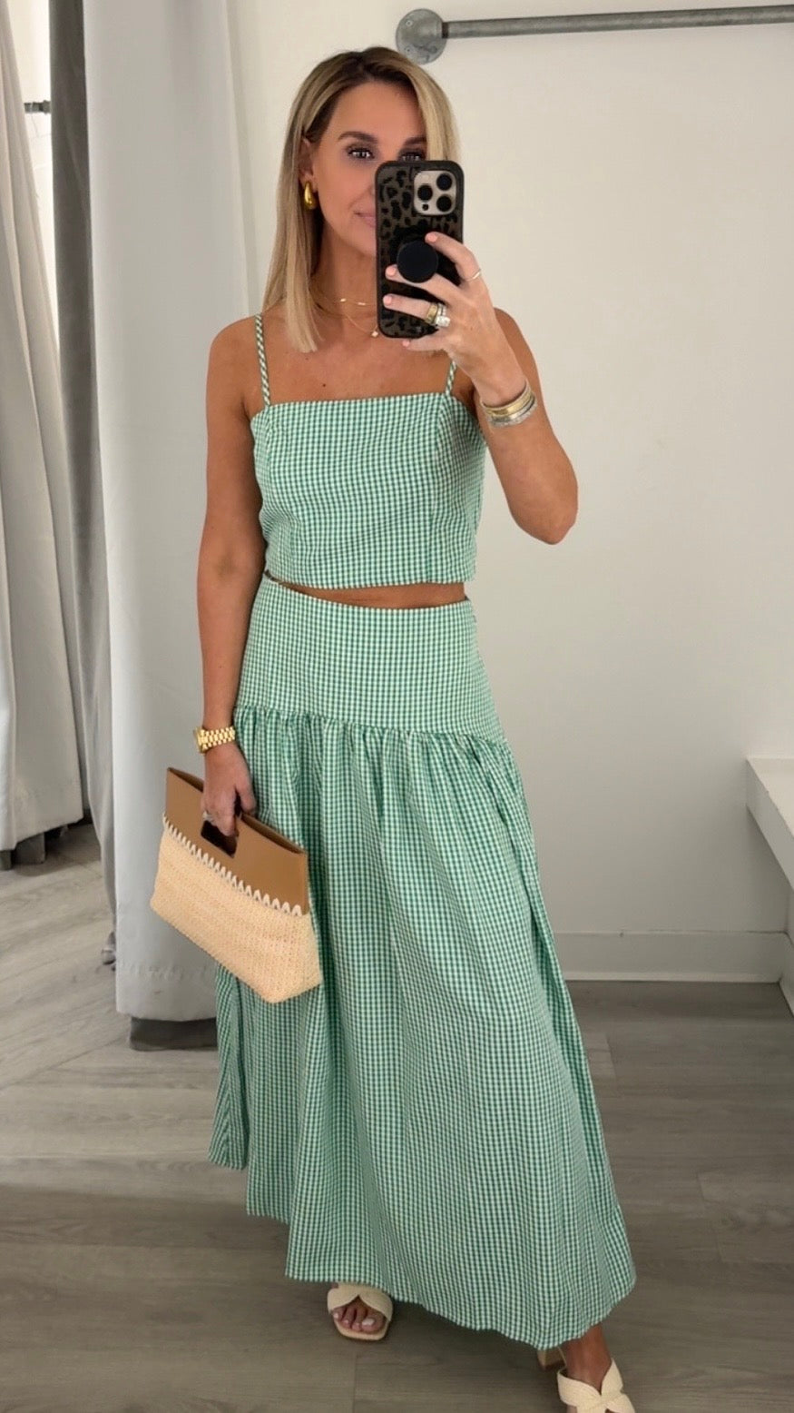 Gingham Top  (5 Colors)