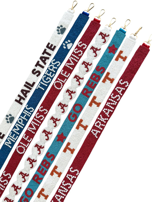 TIGERS Beaded Purse Strap