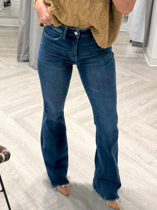 Dark High Rise Bootcut