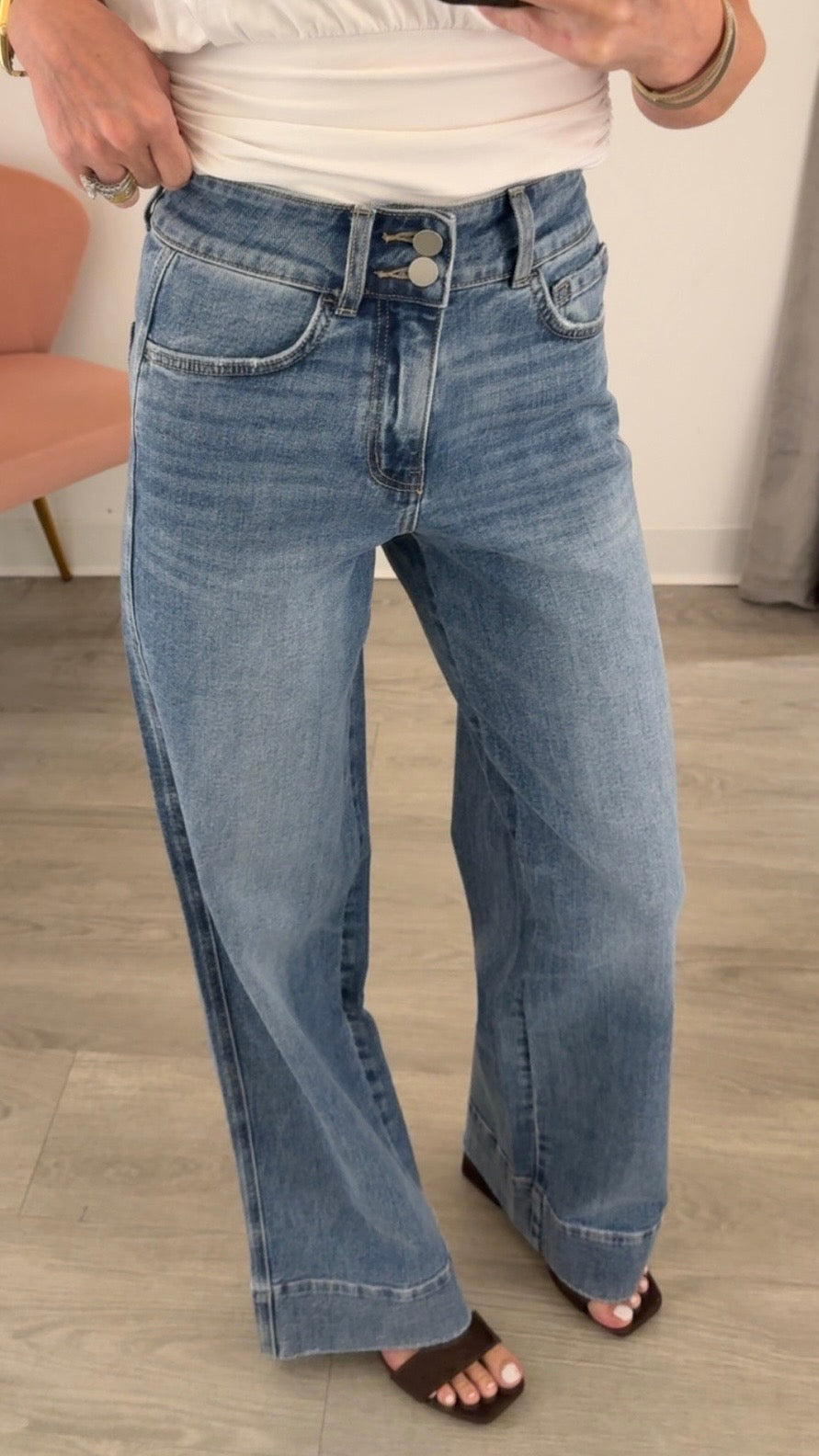 Super High Rise Hem Jean