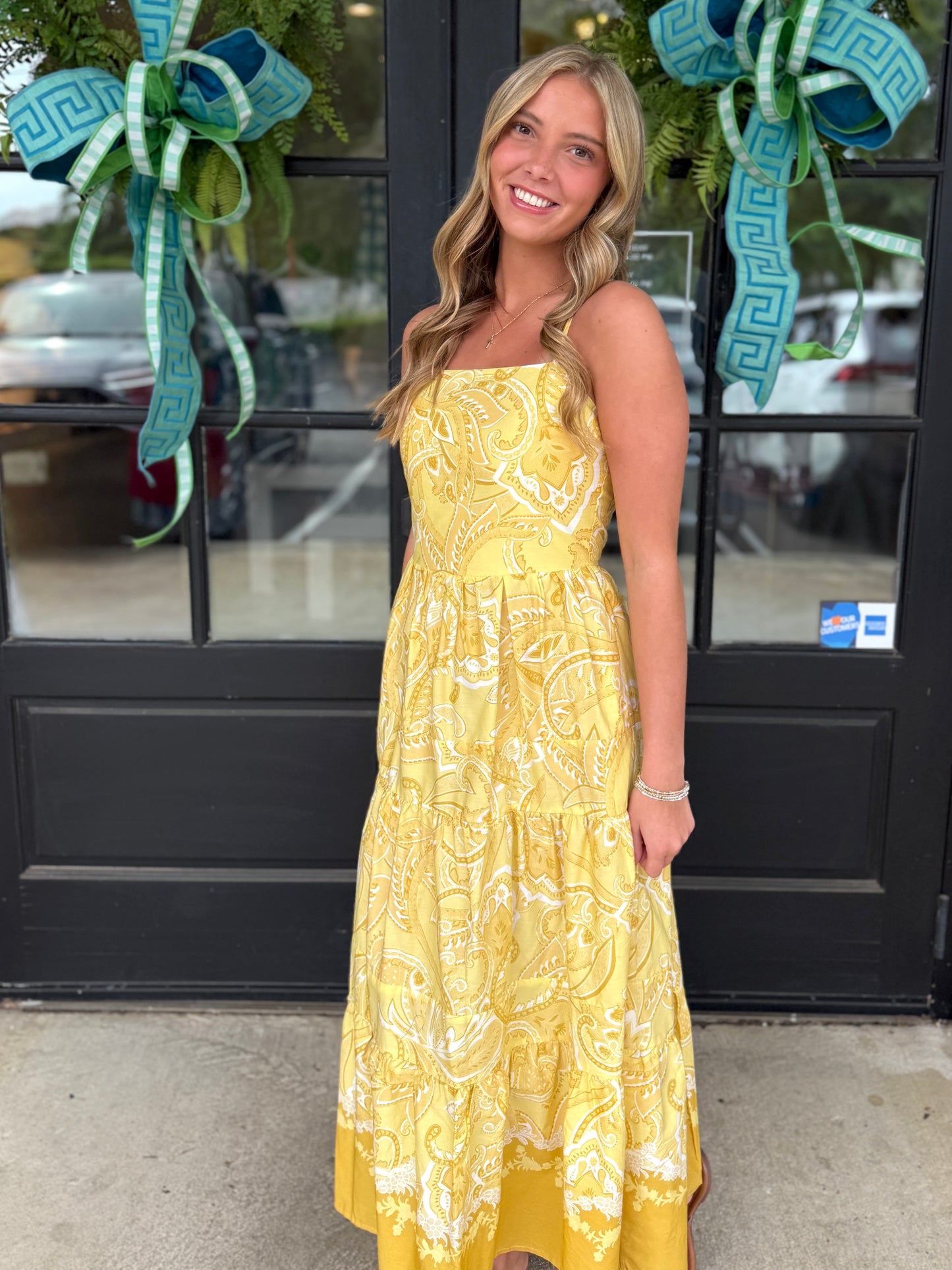 Mustard Paisley Maxi