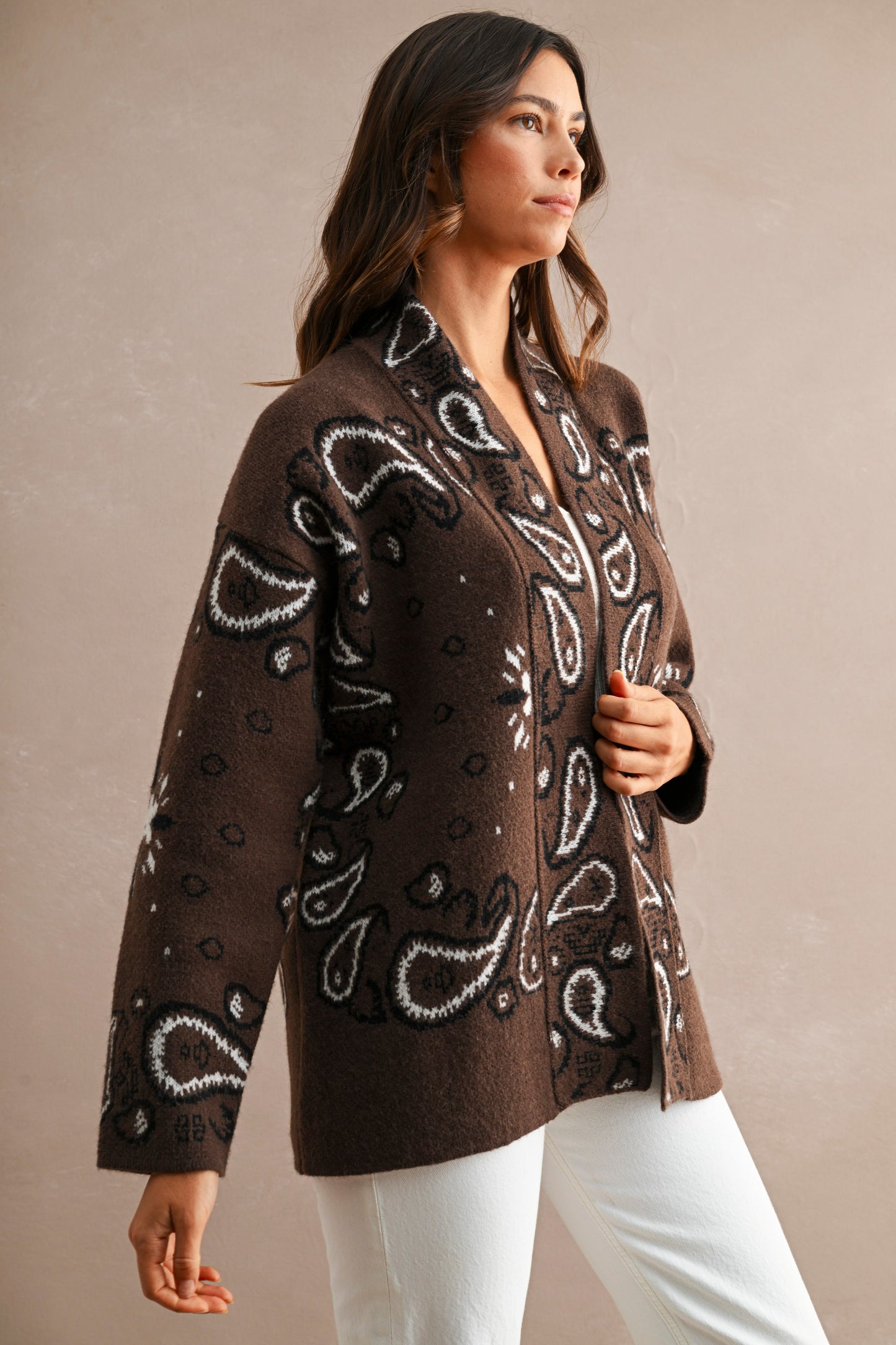 Paisley Pattern Cardigan (3 colors)