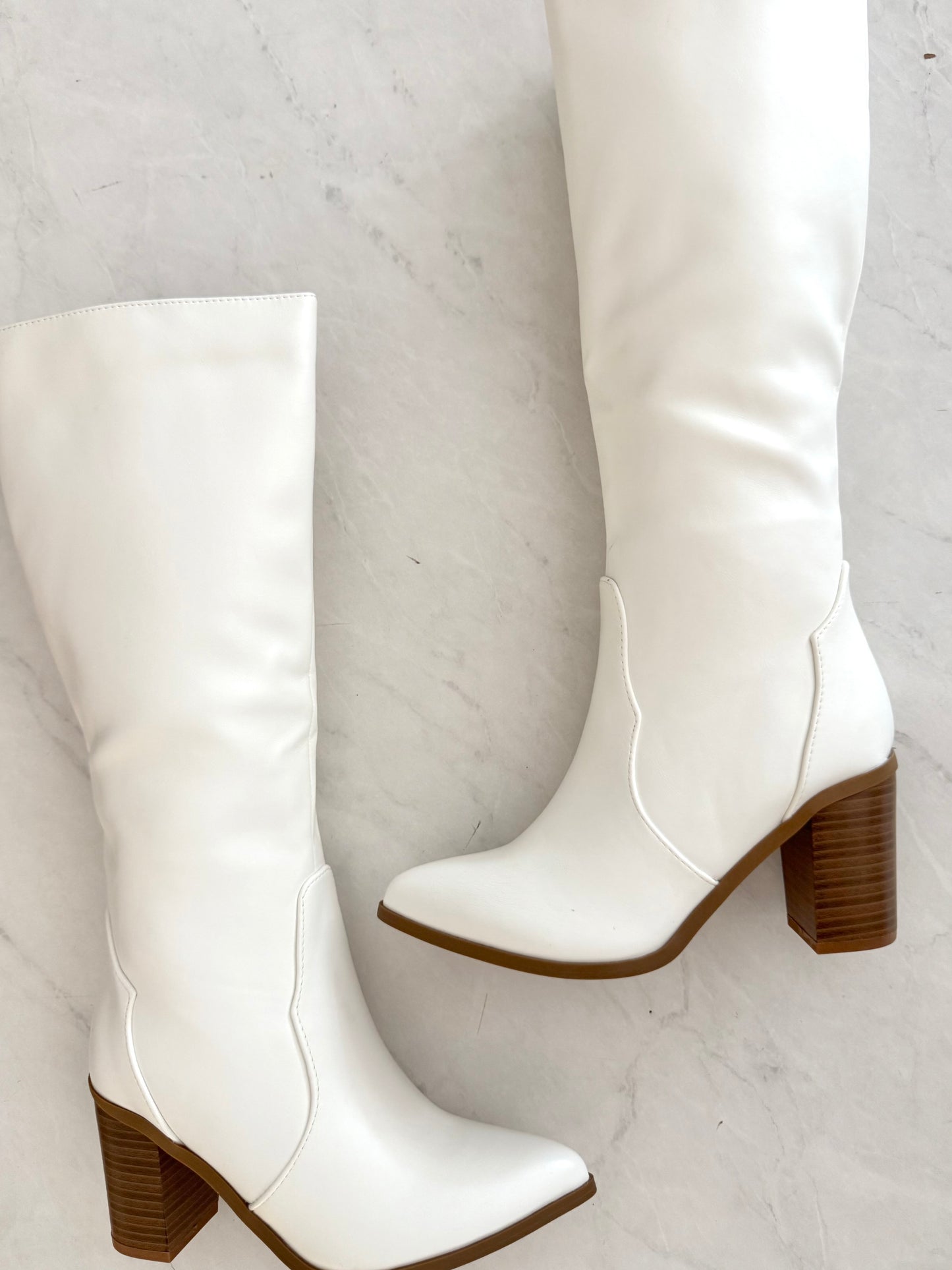 White Regent Boot