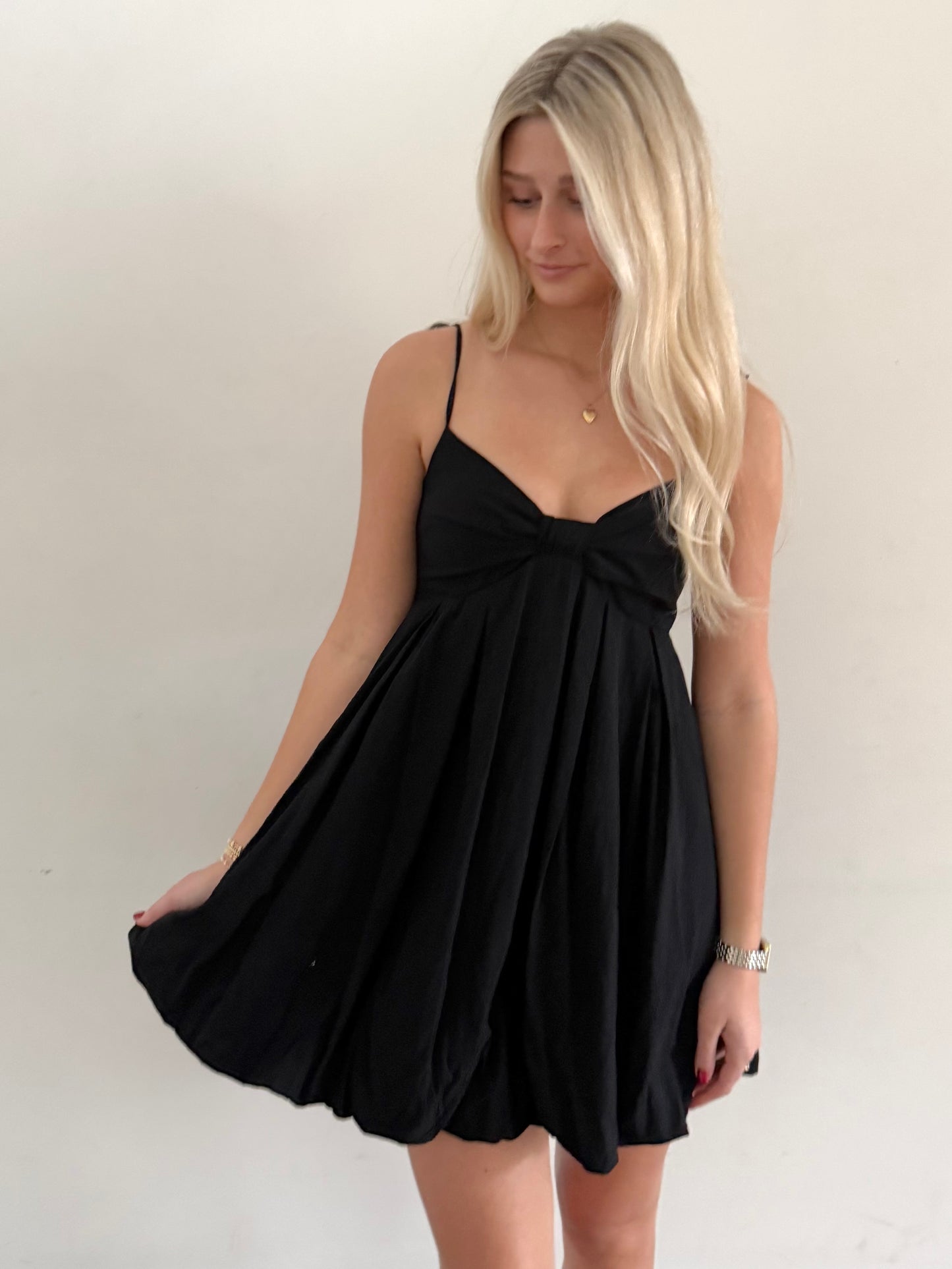 Bow Front Bubble Dress (2 colors)